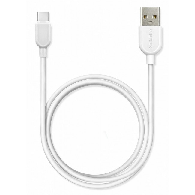 Vierex VC-3 Fast Charging USB Type-C Cable 2.4A Long Charging & Data Sync Cable 480Mbps, 1m
