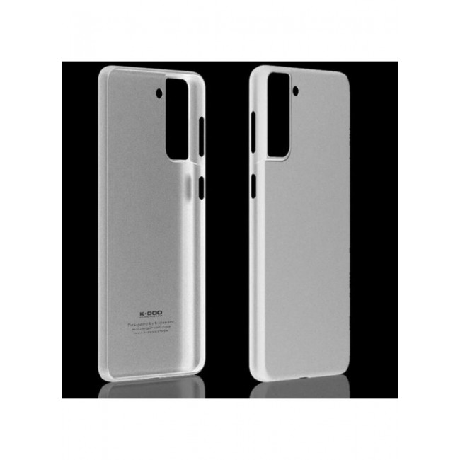 KZDOO Samsung Galaxy S21 Plus Case Slim Thin Air Skin Full Coverage Protective Case Sturdy Durable Thin Case Drop Protection Case Cover Transparent White