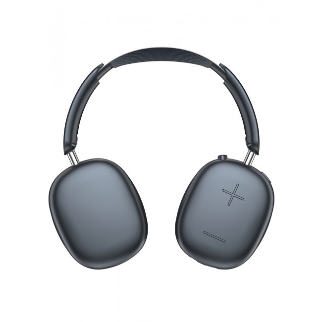 CATANES Air Max Pro Wireless Over Ear Headphones with Active Noiose Cancellation and Built-in Mi, Comfortable and Lightweight - Midnight