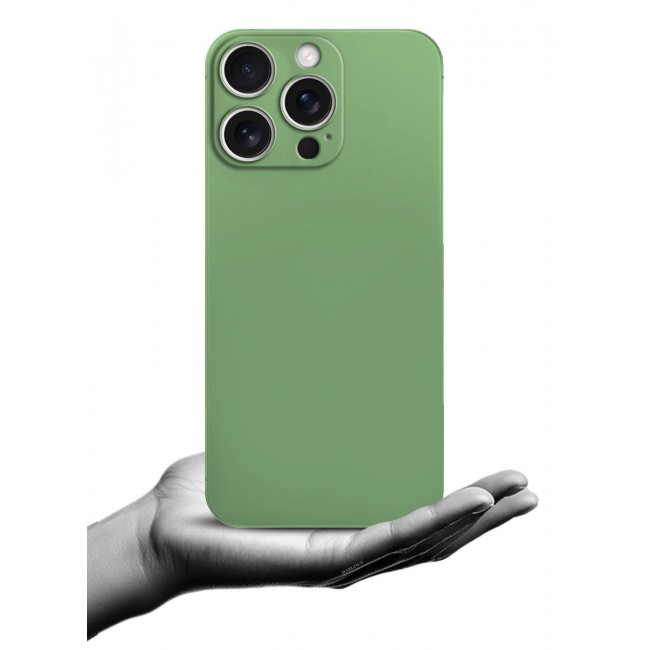 CATANES (for iPhone 15 Pro Max) Case Cover Air Skin Series Back Cover Sturdy Durable Thin Case Drop Protection Cover - Transparent Green