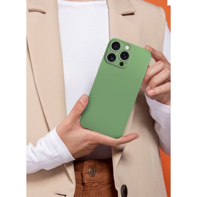 CATANES (for iPhone 15 Pro Max) Case Cover Air Skin Series Back Cover Sturdy Durable Thin Case Drop Protection Cover - Transparent Green