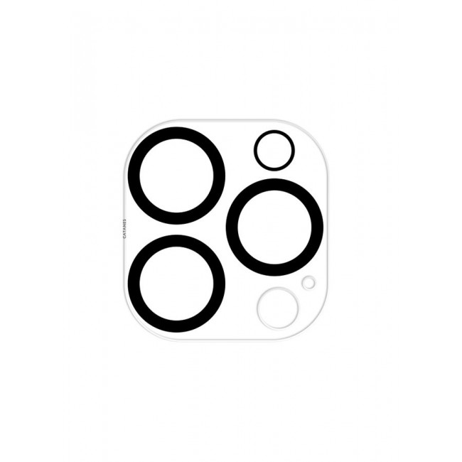 CATANES Camera Lens Protector for Apple iPhone 15 Pro 3D Tempered Glass 9H Hardness Ultra HD Anti-Scratch Easy to Install Case Friendly Full Coverage Guard
