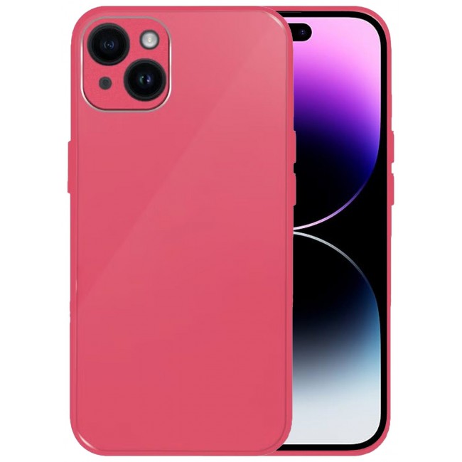 CATANES iPhone14 Plus Electroplated Hard Glossy Case Camera Protection Shockproof Anti Fall Case Pink