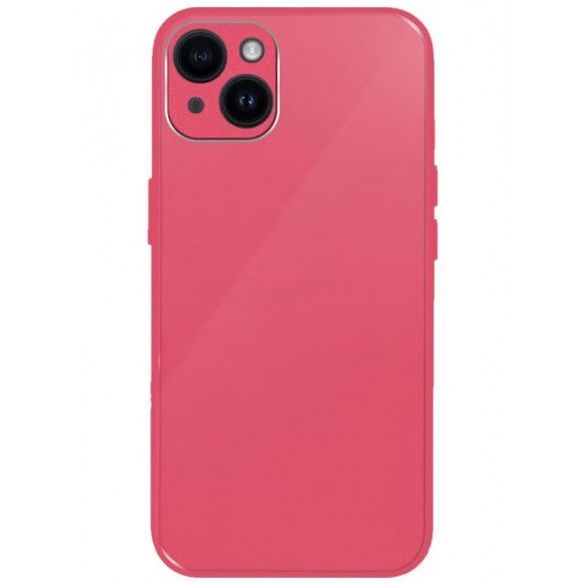 CATANES iPhone14 Plus Electroplated Hard Glossy Case Camera Protection Shockproof Anti Fall Case Pink