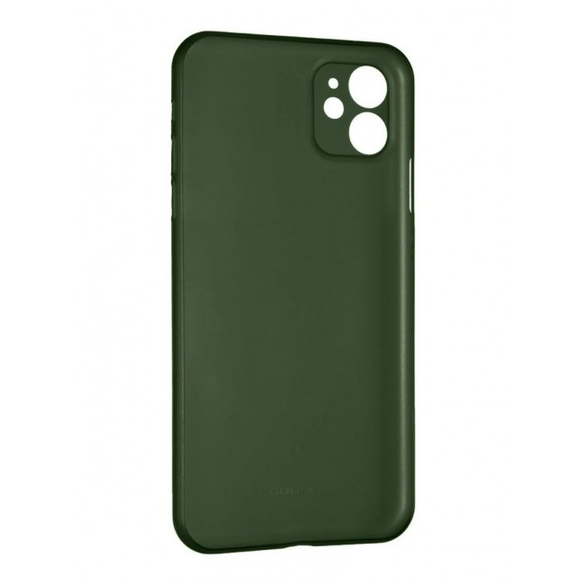 KZDOO Air Skin Case Ultra Slim Back Cover Skin for iphone 12 Frosted Anti Slip Full Coverage Green