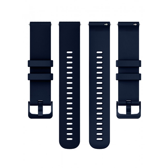 CATANES 2Packs 20mm Silicone Band for Samsung Galaxy Watch 7 6 5 4 FE Band 40mm 44mm/Galaxy Watch 6 4 Classic Band 47mm 46mm 43mm 42mm / 20mm Silicone Sport Strap Bracelet Wristband / Black Navy Blue