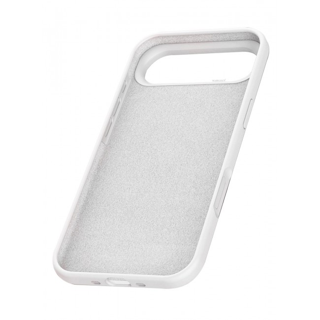 CATANES 2 Packs Silicone Protective Phone Case for iPhone 17 Air , Soft Anti-Scratch Microfiber Lining Ultra Slim Drop Protection Phone Cover with 3D Screen Protector - White