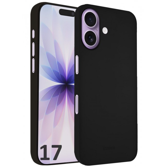 KZDOO Air Skin Case Cover for Apple iPhone 17 - Sturdy Back Cover - Durable Thin Case - Drop Protection Cover - Black