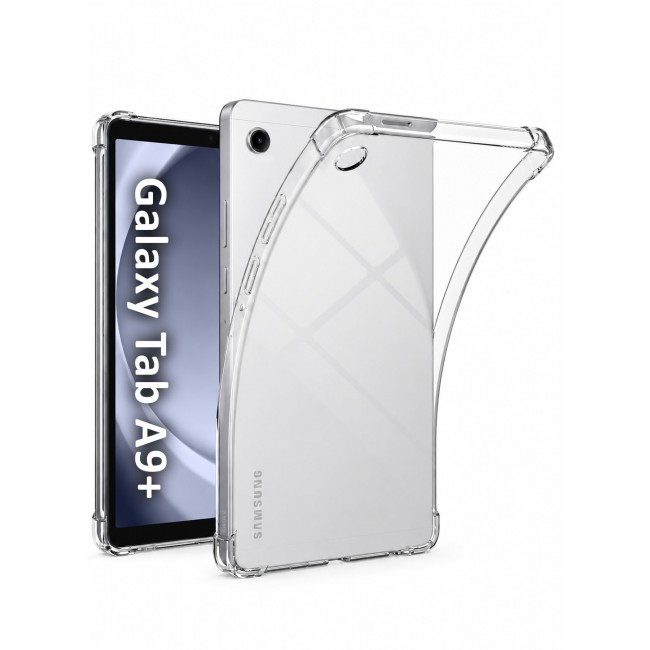 CATANES For Samsung Galaxy Tab A9 Plus Transparent TPU Bumper Protective Case