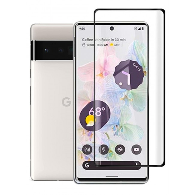 CATANES 2Pack for Pixel 6 Pro Clear Case and Screen Protector 360 Degree Front and Back Protection Shockproof Soft TPU with Anti-Scratch Tempered Glass