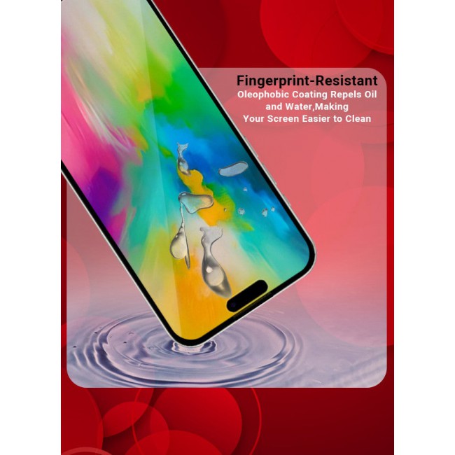CATANES (for iPhone 16 Pro) 2 Pack Screen Protector, 9H Hardness Grade Shatterproof HD Tempered Glass,Full Coverage Screen Protector, Easy Installation