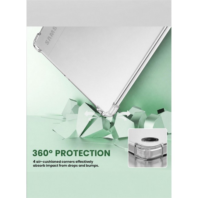 CATANES For Samsung Galaxy Tab A11 Plus Transparent TPU Bumper Protective Case