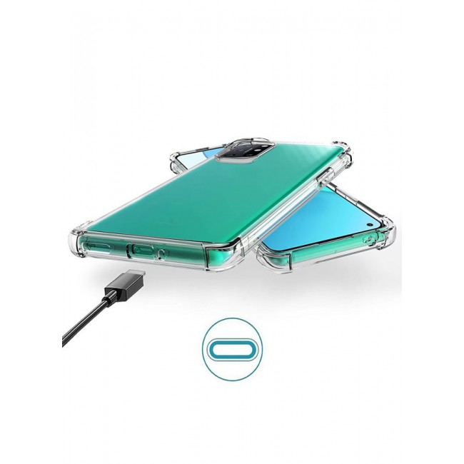 CATANES OnePlus 8T Crystal Clear Shockproof Case with Raised Corner Protection Bumpers 6.55 inch
