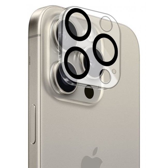 CATANES iPhone 14 Pro Max Camera Lens Protector Tempered Glass 9H Hardness Ultra HD Anti-Scratch Easy to Install Case Friendly Full Coverage Guard Black