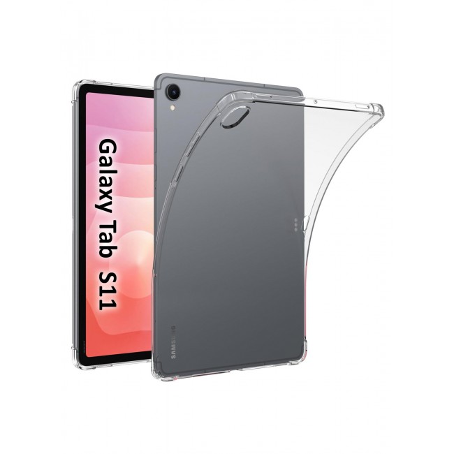 CATANES For Samsung Galaxy Tab S11 Transparent TPU Bumper Protective Case