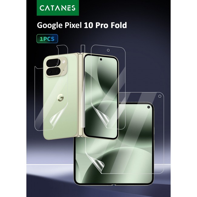CATANES Screen Protector for Google Pixel 10 Pro Fold – Full Coverage, Edge-to-Edge Protection, Scratch Resistant, Case Friendly Clear Screen Guard