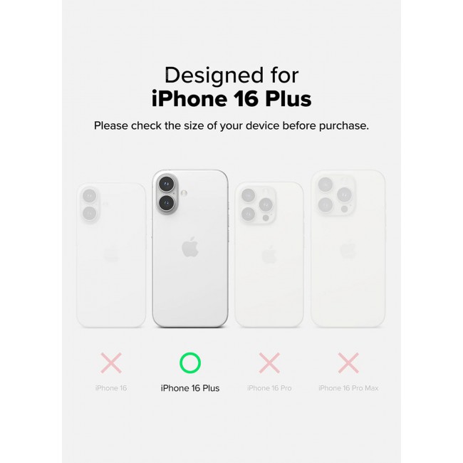 CATANES ( for iPhone 16 Plus ) Case, Clear TPU, Ultra Slim, Shockproof, Scratch-Resistant Case Cover