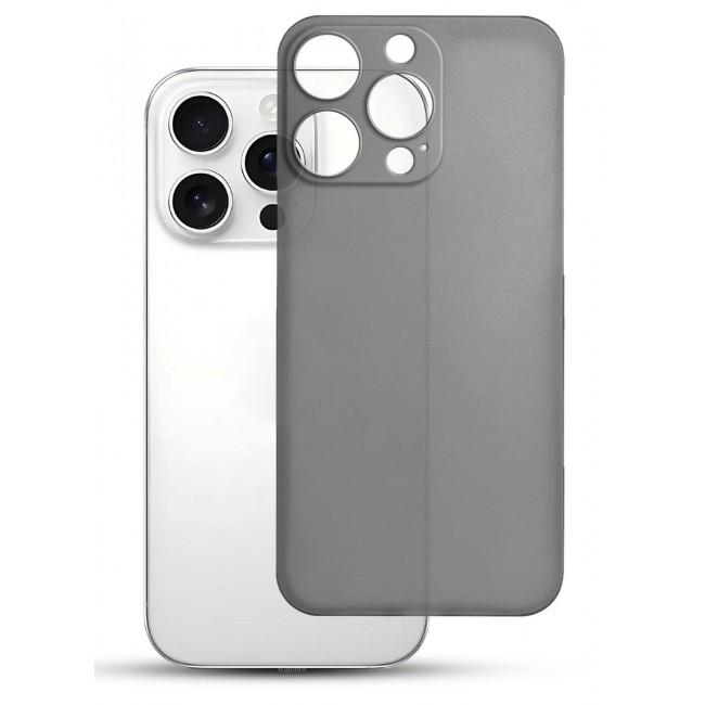 CATANES (for iPhone 15 Pro Max) Case Cover Air Skin Series Back Cover Sturdy Durable Thin Case Drop Protection Cover - Transparent Grey