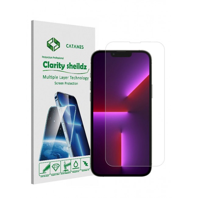 CATANES iPhone 14 Plus Screen Protector Anti-Scratch Tempered Glass Clear HD Edge to Edge Full Coverage 9H Case Friendly Film 6.7 inch