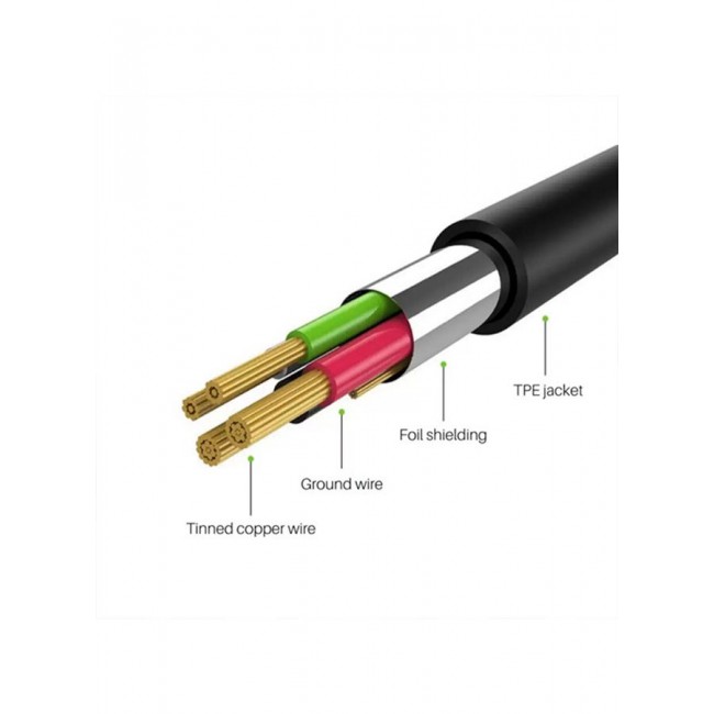 CATANES USB-C Cable 5A, 1 m – Super Fast Charging and Data Transfer Black