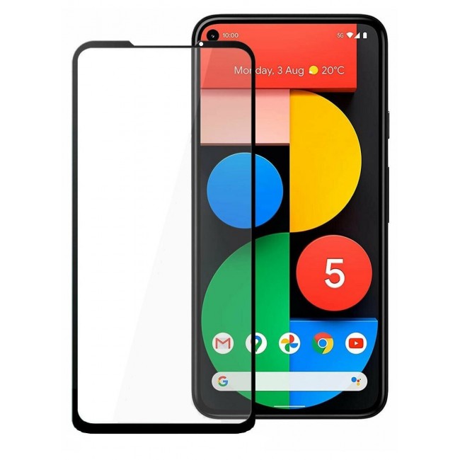 CATANES Google Pixel 5 Screen Protector Anti-Scratch Tempered Glass Clear HD Edge to Edge Full Coverage 9H Case Friendly Film 6.0 inch