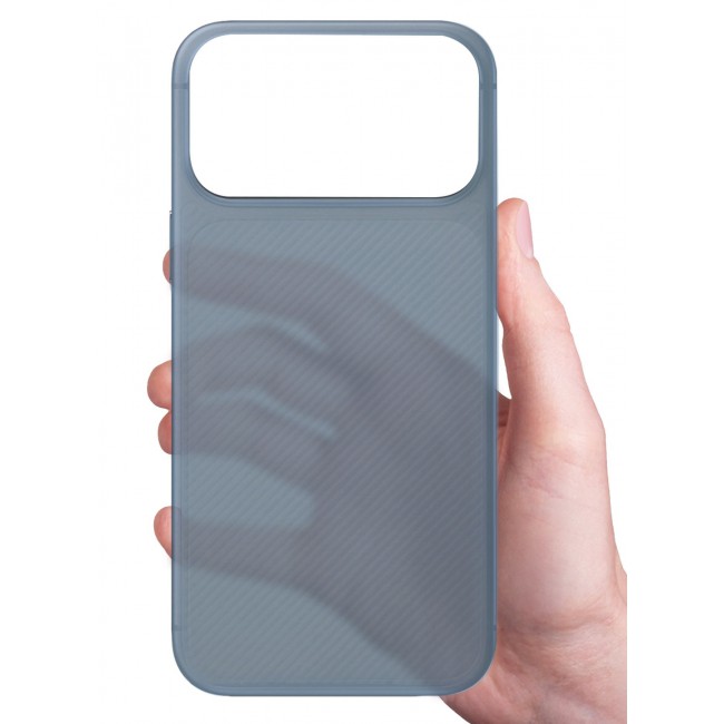 CATANES 2Packs Case Cover for iPhone 17 Pro, Air Skin Line Design Back Cover, Sturdy Durable Ultra-Thin Case, Drop Protection Cover Clear with 3D Screen Protector - Light Blue