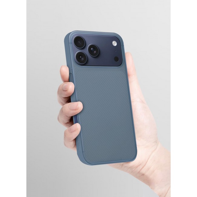 CATANES 2Packs Case Cover for iPhone 17 Pro, Air Skin Line Design Back Cover, Sturdy Durable Ultra-Thin Case, Drop Protection Cover Clear with 3D Screen Protector - Light Blue