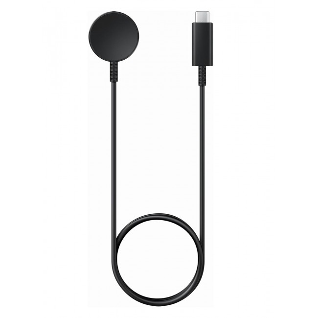 CATANES Fast Wireless Charger for Samsung Galaxy Watch 8/7/6/5/4/Active Charger Fast Charging Cable Data Cradle Dock Magnetic Wireless Charger for Samsung Watch 7/6/5/4/Active Series Black