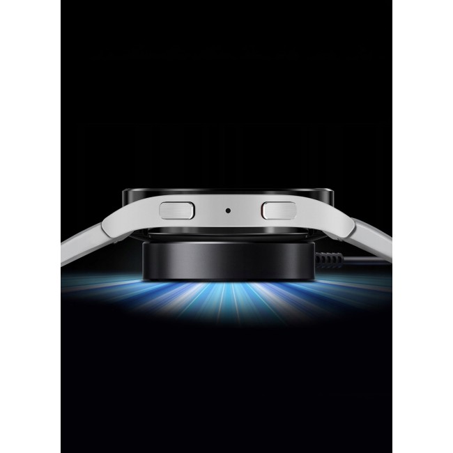CATANES Fast Wireless Charger for Samsung Galaxy Watch 8/7/6/5/4/Active Charger Fast Charging Cable Data Cradle Dock Magnetic Wireless Charger for Samsung Watch 7/6/5/4/Active Series Black