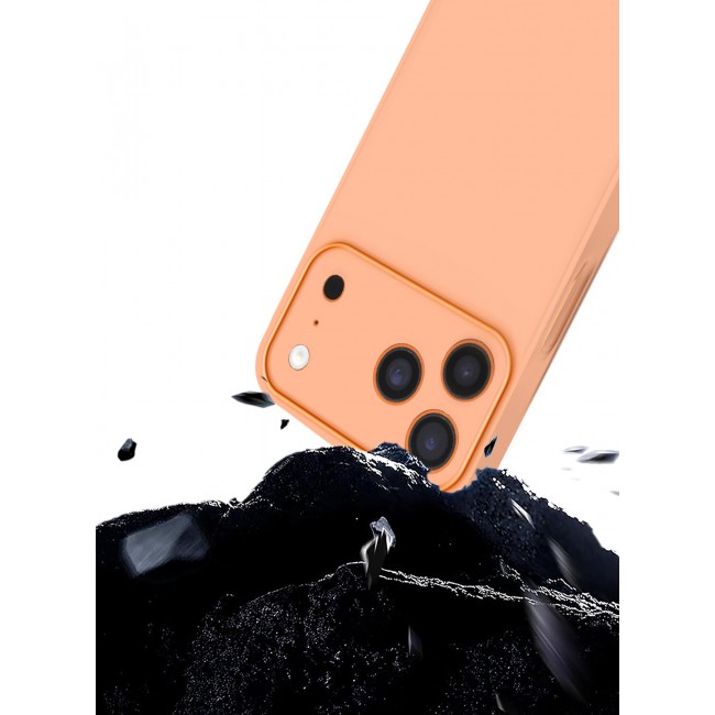 CATANES Air Skin Frosted Matte Case for iPhone 17 Pro - Stylish Ultra Slim Back Cover - Cosmic Orange