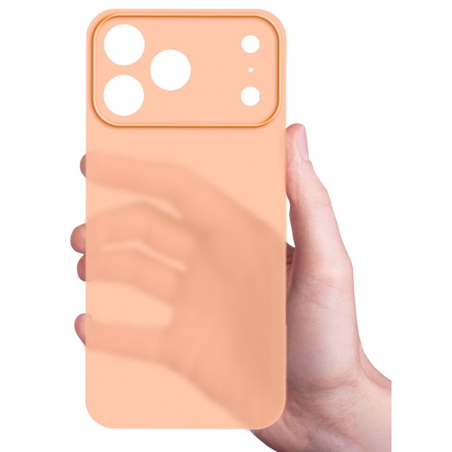 CATANES Air Skin Frosted Matte Case for iPhone 17 Pro - Stylish Ultra Slim Back Cover - Cosmic Orange