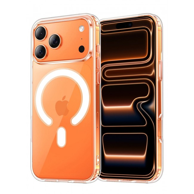 CATANES 2 Pack Clear Magnetic Case for iPhone 17 Pro Max - Transparent Shockproof Protective Cover with MagSafe Compatibility