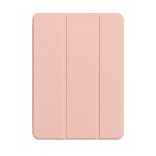 CATANES iPad Air 5 (2022)/Air 4 (2020) Smart Folio Case Shockproof Slim PU Leather Folding Stand Cover Compatible with Apple iPad Air 4th and 5th Generation 10.9 inch Rose Gold