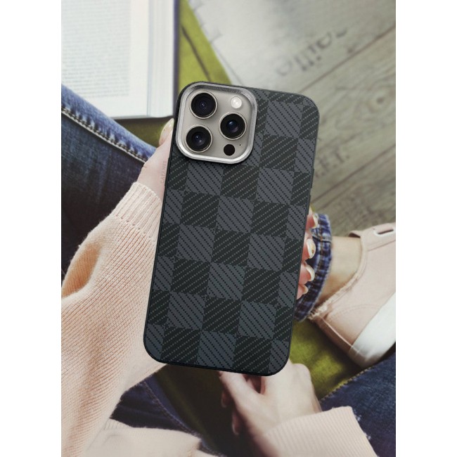 CATANES [for iPhone 15 Pro] Case Cover 2024 New Pattern Aramid Carbon Fiber Phone Case Slim & Light Design
