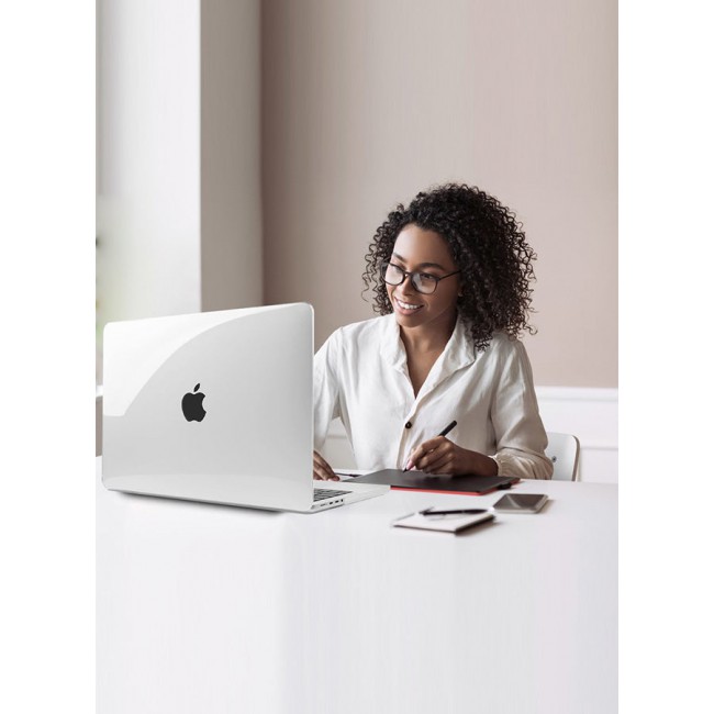 CATANES MacBook Air 14.2 Inch Case (2023-2021 Release) Models A2442 / A2779 Plastic Hard Shell Case Clear