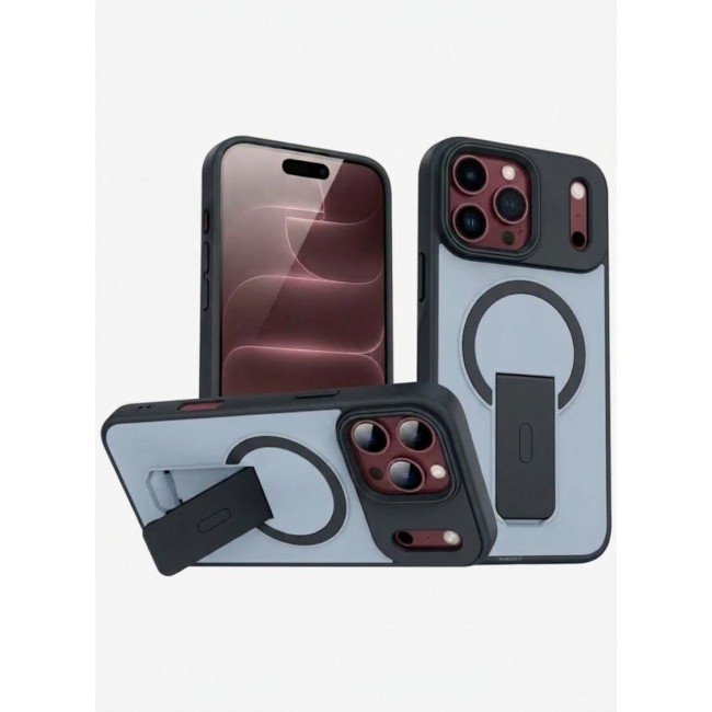 CATANES 2 Pack For iPhone 18 Pro Max Case Magnetic Armor with Foldable Stand MagSafe Ready - Black