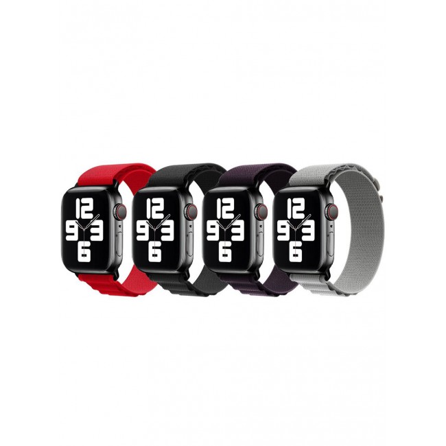 CATANES 4 Pack Of Apple Watch Alpine Loop Band 38mm 40mm 41mm Women Men Adjustable with Metal G-Hook Strap for iWatch Series 7/SE/6/5/4/3/2/1 Multicolour