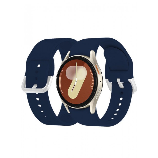 CATANES (for Samsung Galaxy Watch 7) Silicone Sport Band Durable and Sport Design for Men Women Midnight Blue