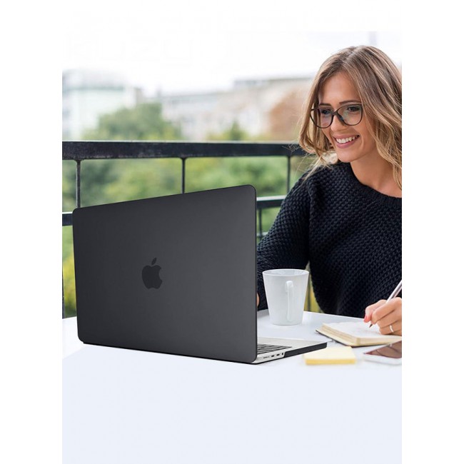 CATANES MacBook Air 14.2 Inch Case (2023-2021 Release) Models A2442 / A2779 Plastic Hard Shell Case Black