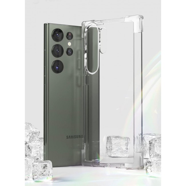 CATANES ( Case Clear for Samsung Galaxy S23 Ultra ) Slim Transparent Cover Anti-Drop Reinforced Bumper Corner Protection