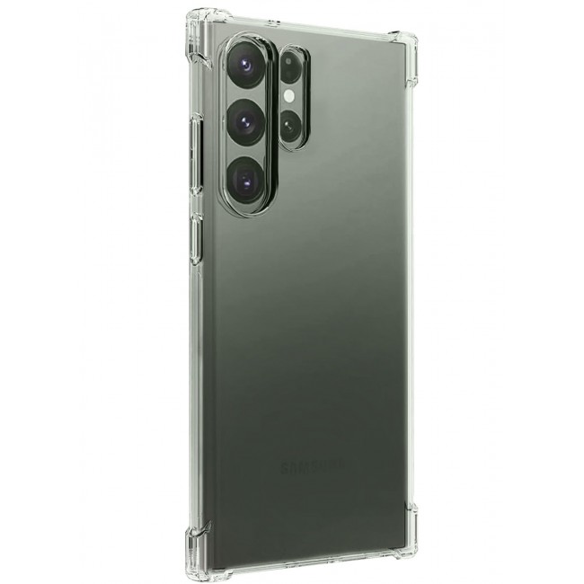 CATANES ( Case Clear for Samsung Galaxy S23 Ultra ) Slim Transparent Cover Anti-Drop Reinforced Bumper Corner Protection