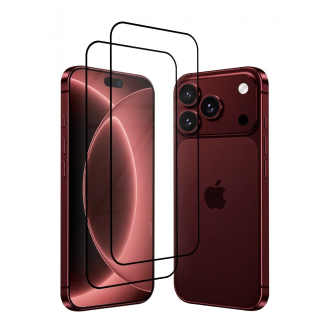 CATANES 2 Pack For iPhone 18 Pro Max Screen Protector Tempered Glass with 9H Hardness and HD Clarity Black Side