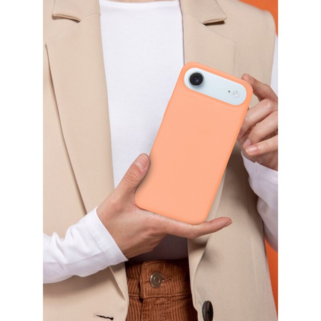 CATANES 2 Packs Case Cover for iPhone 17 Air - Sturdy Durable Ultra-Thin Case - Air Skin Line Design Transparent Back Cover - Drop Protection Cover with 3D Screen Protector - Cosmic Orange