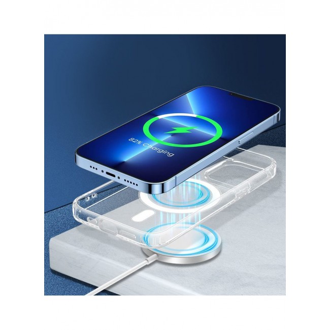 CATANES iPhone 12 Pro Max Clear Case with Magsafe Magnetic Wireless Charging Compatible Cover