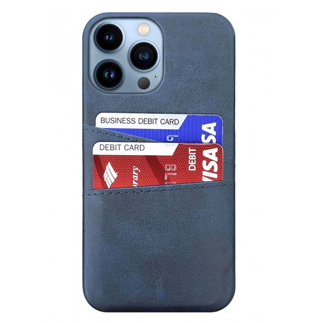 CATANES iPhone 13 Pro Max Case Cover Leather with Card Holder for Men Women Phone Case - Blue