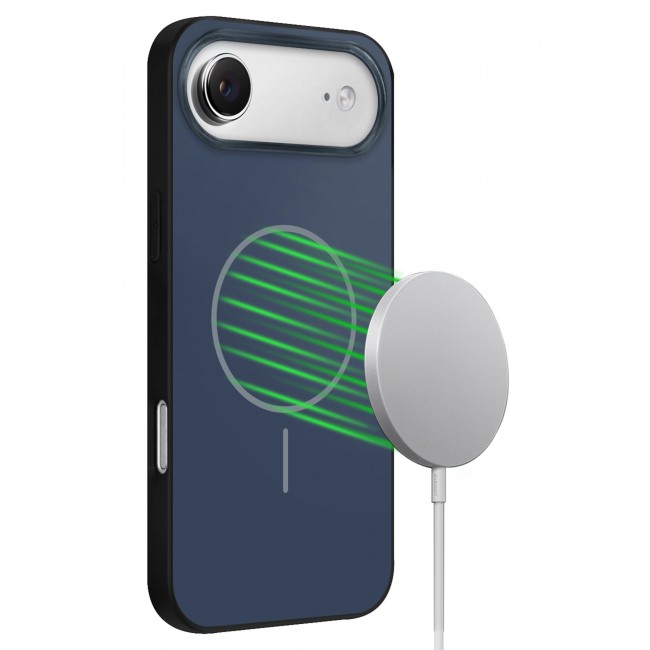 CATANES Hard TPU Case Cover for Apple iPhone 17 Air - Glossy and Slim Fit - Full Coverage - Anti-Fingerprint - Dark Blue