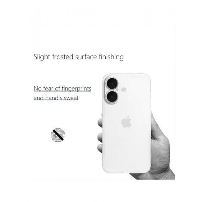CATANES ( for iPhone 16 Plus ) Case Cover Air Skin Series Back Cover Sturdy Durable Thin Case Drop Protection Cover Clear