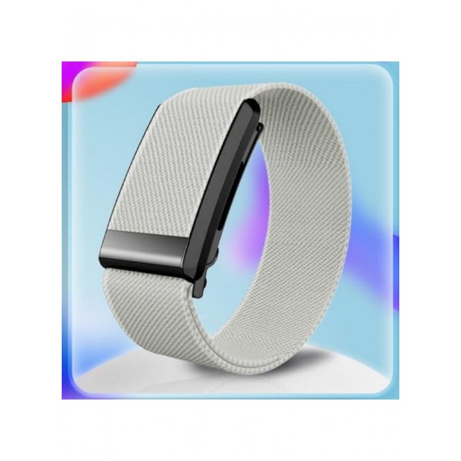 CATANES Nylon Sport Band for Whoop 4.0 Breathable Adjustable Wristband, Water Resistant Replacement Strap, Soft, Comfort, Durability, Easy to Use - Light Grey