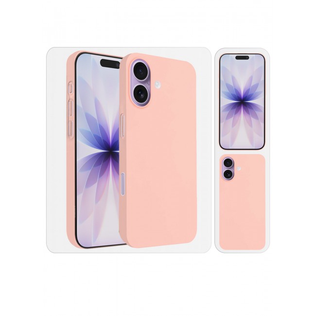 CATANES Air Skin Frosted Matte Case for iPhone 17 - Stylish Ultra Slim Back Cover - Pink
