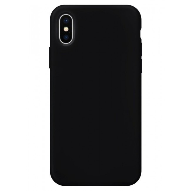 CATANES Protective Soft Silicone Case Cover for iPhone XS MAX - Classic Black